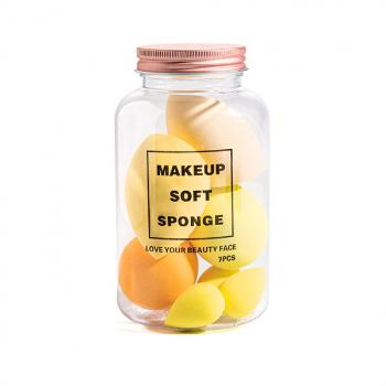 Makeup Soft Sponge Makeup Soft Sponge Yellow sada houbiček na make-up 7 ks