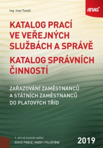 Katalog prací ve veřejných službách a správě 2019 - Tomší Ivan