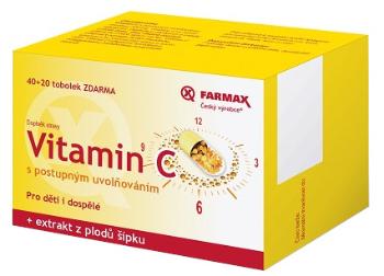 Farmax Vitamin C s postupným uvolňováním 60 tobolek