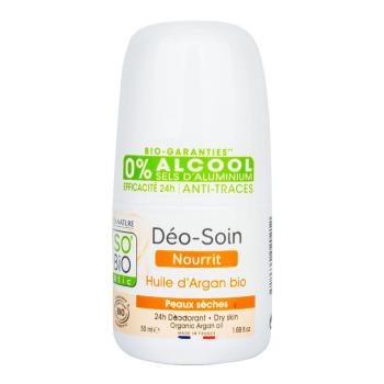 SO’BiO éti BIO Deodorant přírodní 24h vyživující s arganovým olejem 50 ml