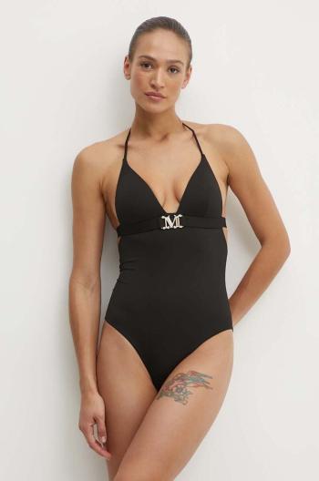 Jednodílné plavky Max Mara Beachwear černá barva, mírně vyztužený košík, 2416831069600