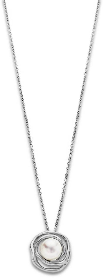 Lotus Style Romantický náhrdelník s perličkou LS1855-1/1
