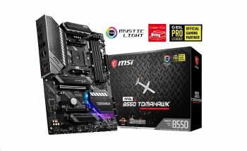 MSI MB Sc AM4 MAG B550 TOMAHAWK, AMD B550, 4xDDR4, VGA, ATX