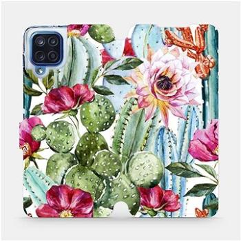 Flipové pouzdro na mobil Samsung Galaxy M12 - MG09S Kaktusy a květy (5903516735068)