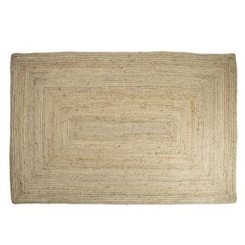 Obdélníkový přírodní jutový koberec - 120*180*1cm DEJM120