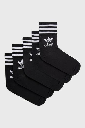 Ponožky adidas Originals (5-Pack) H65459 černá barva