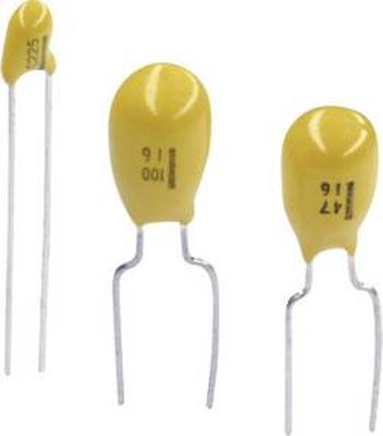 Tantalový kondenzátor TANCAP CA42-225M025AB, THT 2.5 mm, 2.2 µF, 25 V, (š x v) 4 mm x 14 mm, 1 ks