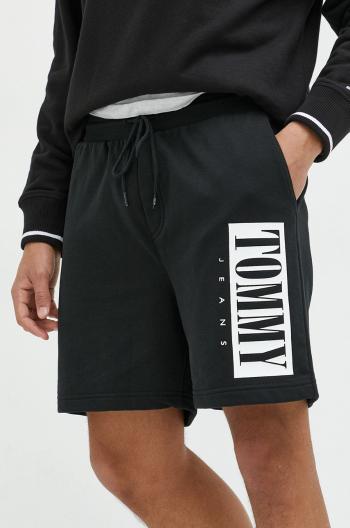 Kraťasy Tommy Jeans pánské, černá barva