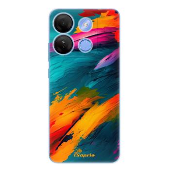 Odolné silikonové pouzdro iSaprio - Blue Paint - Infinix Smart 7