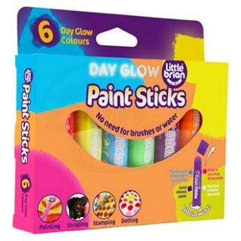 LITTLE BRIAN PAINT STICKS zářivé barvy, 6-pack (8595582232861)