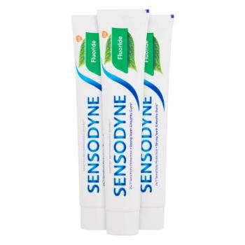 Sensodyne Fluoride Trio zubní pasta zubní pasta 3 x 75 ml unisex