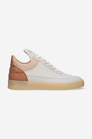 Kožené sneakers boty Filling Pieces Low Top Ripple Ceres béžová barva, 30427261990