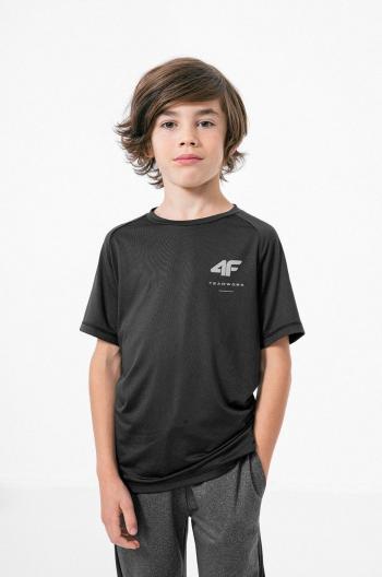 Dětské tričko 4F černá barva