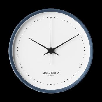 Modré nerezové hodiny Henning Koppel, 22 cm - Georg Jensen