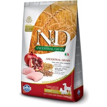 N&D low grain dog light mini chicken & pomegranate 2,5 kg (8010276036315)