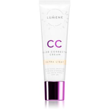 Lumene Nordic Makeup Color Correcting CC krém pro jednotný tón pleti SPF 20 odstín Ultra Light 30 ml