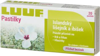 Luuf pastilky, Islandský lišejník a ibišek 20 pastilek