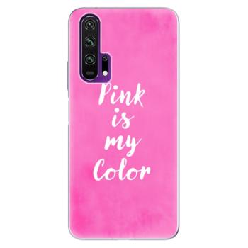 Odolné silikonové pouzdro iSaprio - Pink is my color - Honor 20 Pro