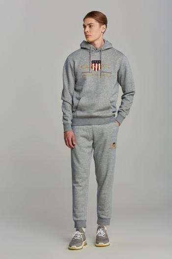 TEPLÁKY GANT ARCHIVE SHIELD SWEAT PANTS šedá M