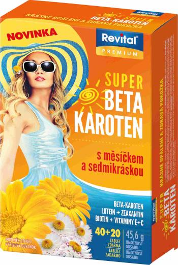 Revital Super Beta-karoten+Měsíček+Sedmikráska 60 tablet