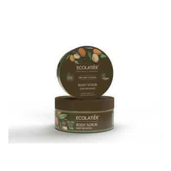 Hluboce vyživující tělový peeling Organic Argana - 300g - Ecolatier