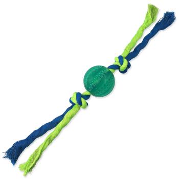 Hračka DOG FANTASY DENTAL MINT míček s provazem zelený 5 x 22 cm 1 ks