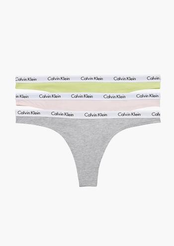 Dámská tanga Calvin Klein QD3587 3PACK 13X M Mix