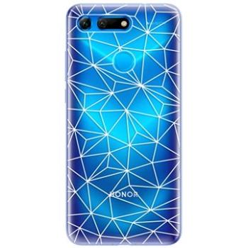 iSaprio Abstract Triangles 03 - white pro Honor View 20 (trian03w-TPU-HonView20)