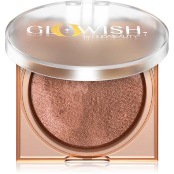 Huda Beauty Glo Wish Soft Radiance Mini kompaktní bronzující pudr odstín 04 - Deep Tan 3 g