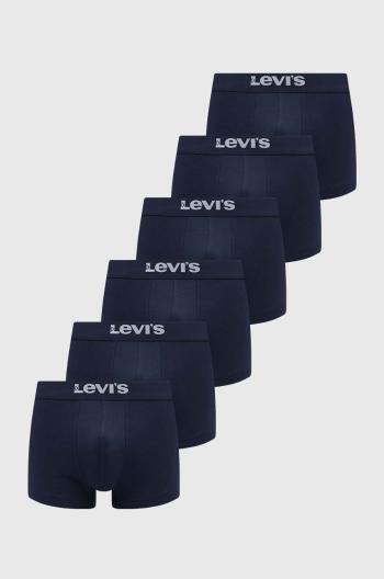 Boxerky Levi's 6-pack pánské, tmavomodrá barva