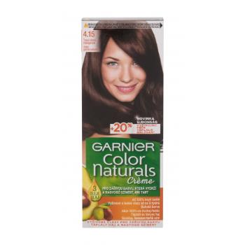 Garnier Color Naturals Créme 40 ml barva na vlasy pro ženy 4,15 Frosty Dark Mahogany na barvené vlasy; na všechny typy vlasů