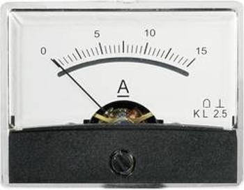 Analogové panelové měřidlo VOLTCRAFT AM-60X46/15A/DC 15 A