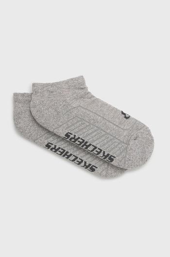Ponožky Skechers (2-pack) šedá barva