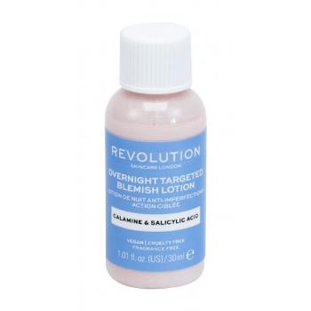 Revolution Skincare Overnight Targeted Blemish Lotion Calamine & Salicid Acid 30 ml lokální péče pro ženy