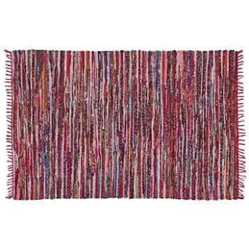 Krátkovlasý barevný bavlněný koberec 160x230 cm DANCA, 55210 (beliani_55210)