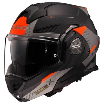 Výklopná moto přilba LS2 FF901 Advant X Oblivion Matt Black Titanium P/J  XL (61-62)