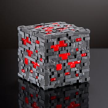 Svítící kostka Redstone - Minecraft