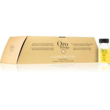 Fanola Oro Therapy Lozione Oro Puro vlasová kúra pro matné vlasy 12x10 ml