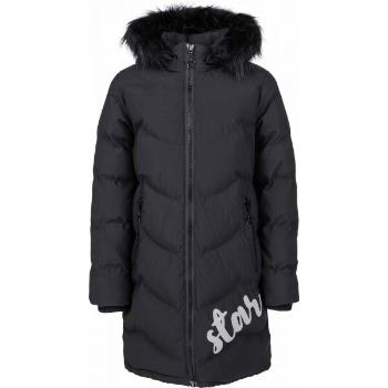 Lewro STAR Dívčí zimní kabát, černá, velikost 140-146