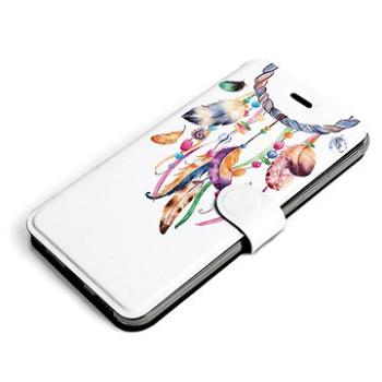 Mobiwear Flip pouzdro pro Samsung Galaxy M52 5G - M003S Lapač a barevná pírka (5903516920822)