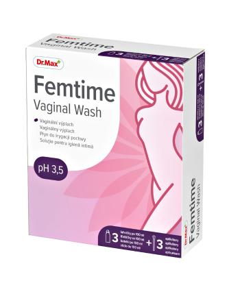 Dr.Max Femtime Vaginal Wash 3x100 ml + 3 aplikátory