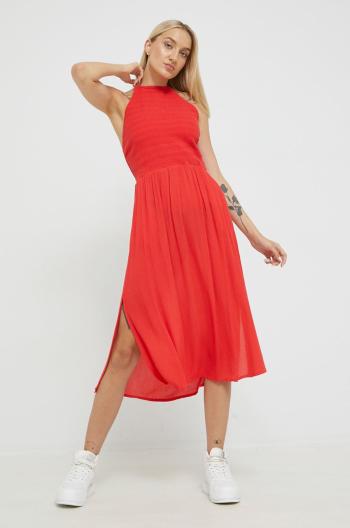 Šaty Superdry červená barva, mini