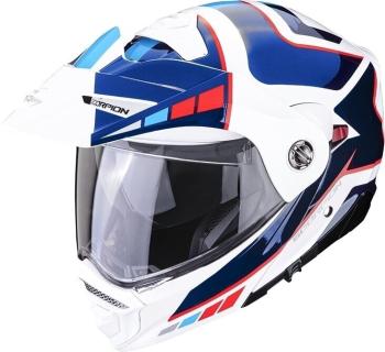 Scorpion ADX-2 CAMINO Pearl White/Blue/Red S Přilba