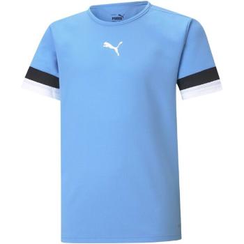 Puma TEAMRISE JERSEY JR Dětské fotbalové triko, světle modrá, velikost 128