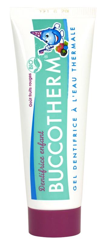 Buccotherm BIO Dětská zubní pasta bez fluoridů Lesní ovoce 50 ml