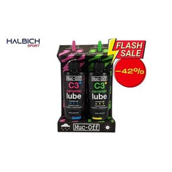 Muc-Off C3 Wet and Dry lube 2x 120ml (5037835214802)