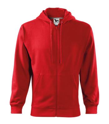 MALFINI Pánská mikina Trendy Zipper - Červená | XL