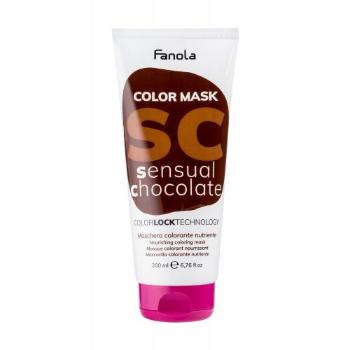 Fanola Color Mask 200 ml barva na vlasy pro ženy Sensual Chocolate na barvené vlasy; na všechny typy vlasů