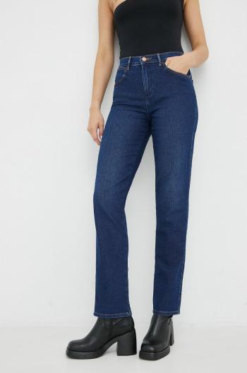 Džíny Wrangler Straight Dream Blue dámské, high waist