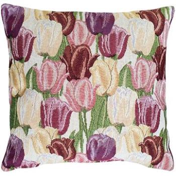 Scanquilt dekorační povlak na polštář Motiv tulipány (32401)